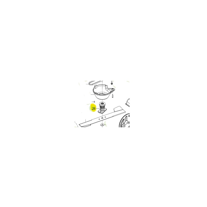 Mozzo lama tagliaerba 5333SA ORIGINALE ACTIVE 051684