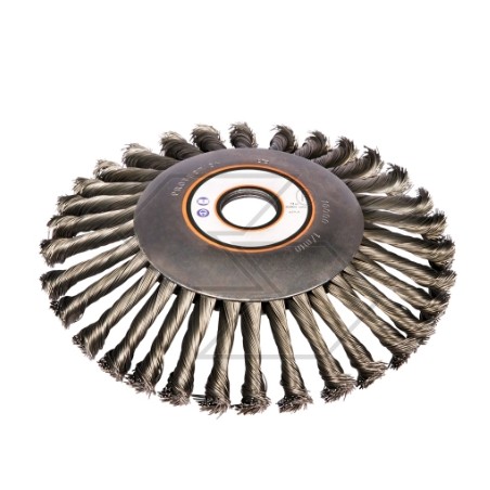 Disque universel de brosse à désherber avec poils en acier pour débroussailleuse | Newgardenstore.eu