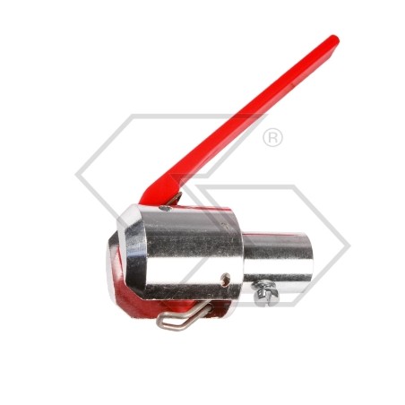 Dispositif de sécurité en aluminium avec levier rouge court Ø 18 mm moteur diesel | Newgardenstore.eu