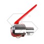 Aluminium safety device with red short lever Ø  18 mm petrol engine