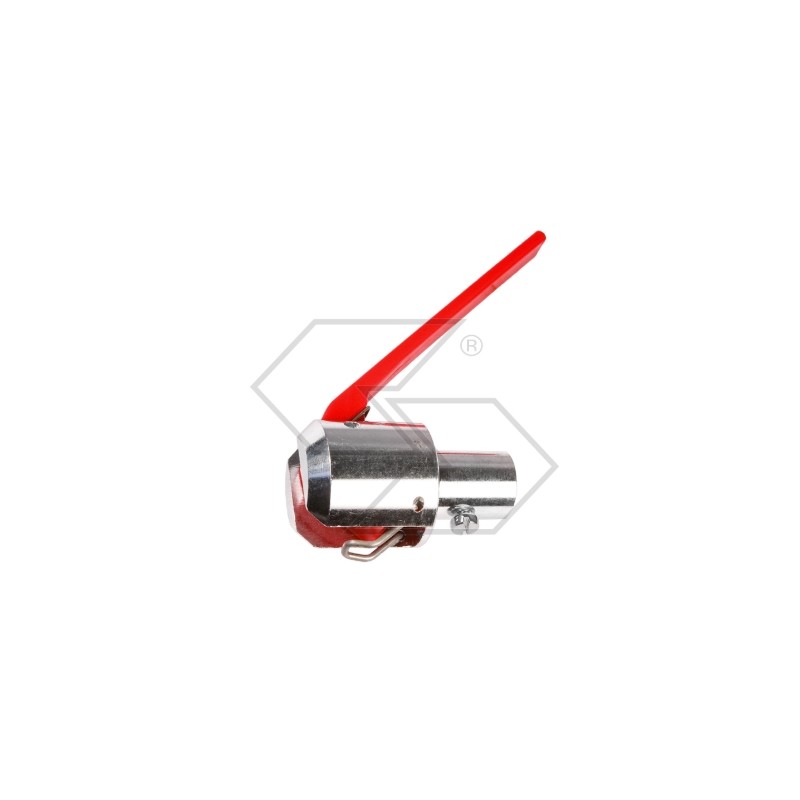 Dispositivo di sicurezza in alluminio con leva corta rossa Ã˜ 20mm motore benzina | Newgardenstore.eu