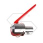 Aluminium safety catch with short red lever Ø  22 mm diesel engine