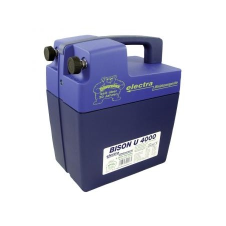 ELECTRA Energiser BISON U4000 9 Volt DC 12V DC Zaunelektrifizierungsgerät | Newgardenstore.eu