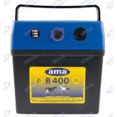 AMA B400 ranch electrifier for fences with 9 or 12 V power supply 36013
