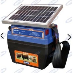 Electrificateur de ranch AMA S450 avec panneau solaire 5W et batterie 91918 | Newgardenstore.eu