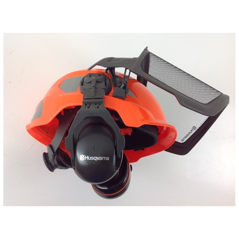 Casque forestier technique husqvarna visière et protection de la nuque 585 05 84-01