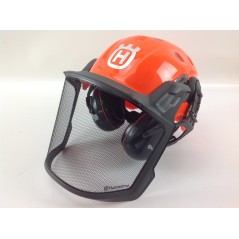 Casco forestal técnico husqvarna visera y protección cervical 585 05 84-01 | Newgardenstore.eu