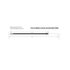 Câble d'accélérateur FV3-H-250014 8440027 d'origine Fiat | Newgardenstore.eu