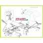 Esploso comando freno cambio trattorino92cm MTPH 14-92 H CASTELGARDEN GGP STIGA