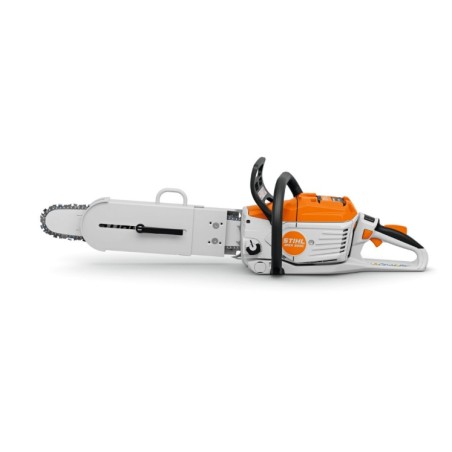 Motosierra profesional STIHL MSA300C-OR de 36 V, alimentada por batería, con espada de 50 cm.