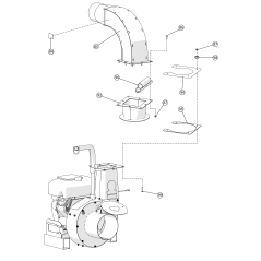 WA, GOMITO, 6" QUADRATO, FLANGIA QUADRATA AR812119 ORIGINALE BILLY GOAT | Newgardenstore.eu
