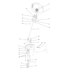 Volante Cobo PP031 AR80086842 ORIGINALE BILLY GOAT | Newgardenstore.eu