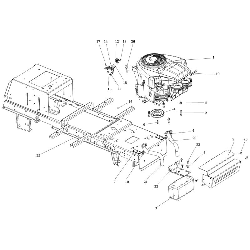 Puleggia motore 9-3325-202 K62 AR80094180 ORIGINALE BILLY GOAT