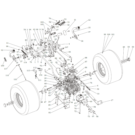 AR80094478 ORIGINAL BILLY GOAT Differential-Lock Connection Cable | Newgardenstore.eu