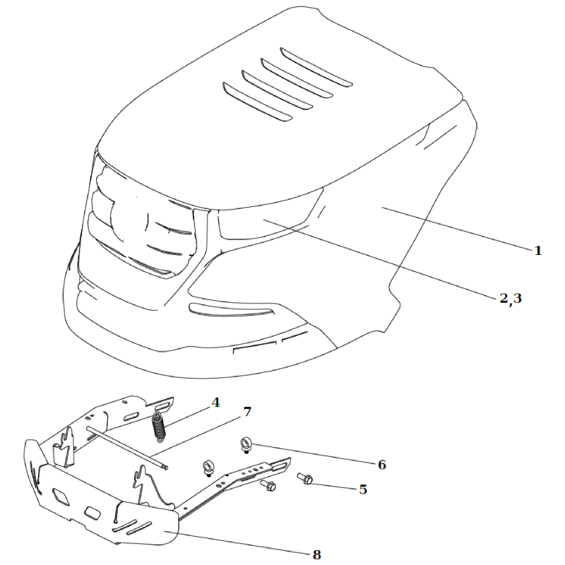Ressort 0-9746-472 AR80094533 CHÈVRE BILLY ORIGINAL