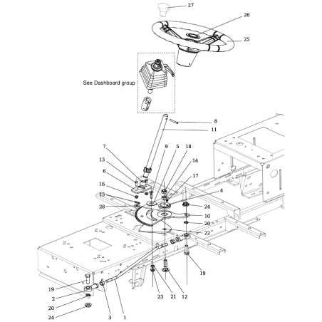Piñón /inclinación AR80094244 ORIGINAL BILLY GOAT | Newgardenstore.eu
