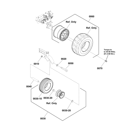 TIRE ASM, 11 X 6-5,BLK, KENDA LR5109054 ORIGINALE FERRIS | Newgardenstore.eu