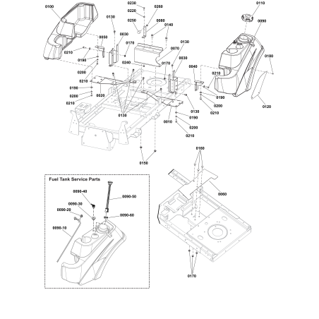TAPA DEL DEPÓSITO DE COMBUSTIBLE LR84005958 ORIGINAL FERRIS | Newgardenstore.eu