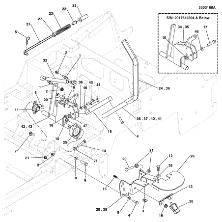 TORNILLO, 5/16-18x0.750, GR5, WHIZ-LOCK, ZC LR80003531 ORIGINAL FERRIS | Newgardenstore.eu