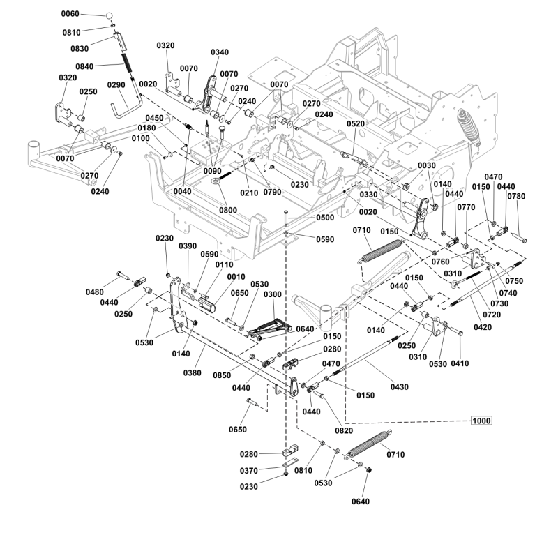 Écrou hexagonal fendu, 1/2-13 LR5025301 AUTHENTIQUE FERRIS