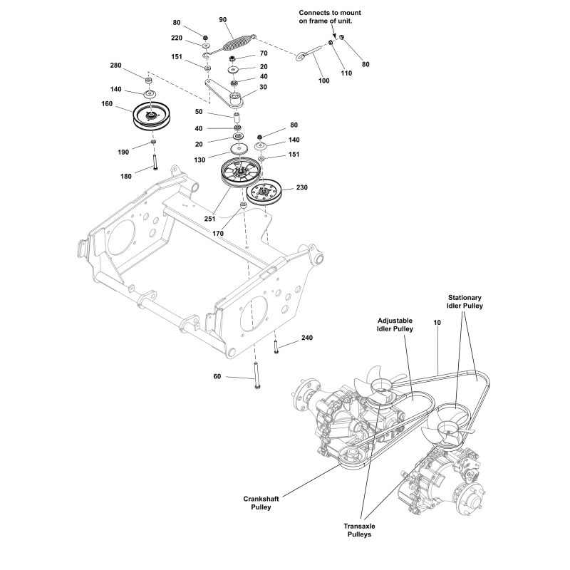POLEA, C-SEC, V-LOADLER LR5103789YP ORIGINAL FERRIS