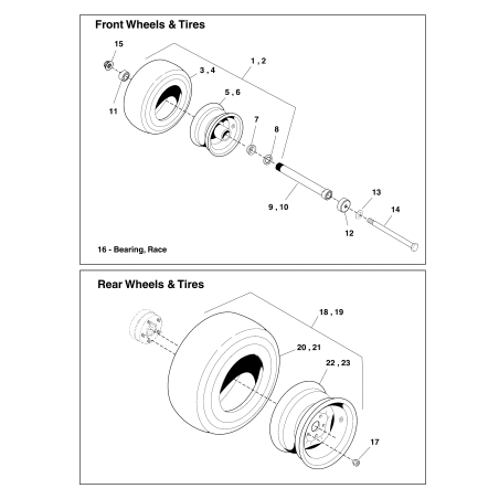 24X12.00-12 TURF SMART TIRE LR5104029X1 GENUINE FERRIS | Newgardenstore.eu