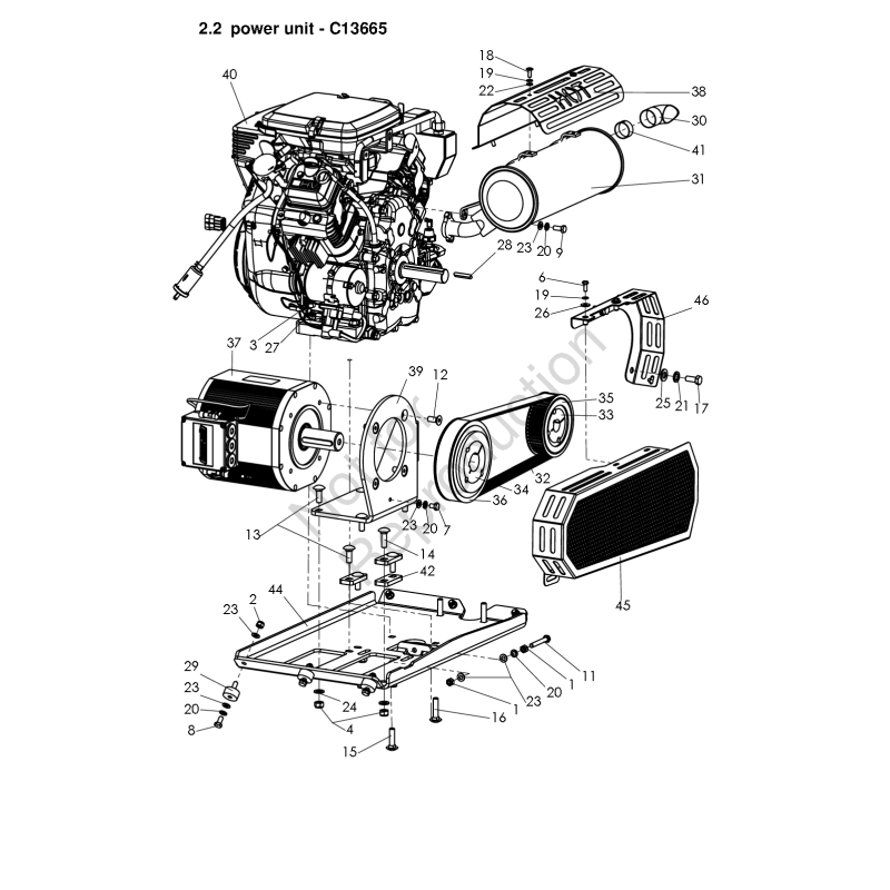 Auspuffablenkblech LK920803073 ORIGINALE FERRIS