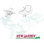 Exploded view Steering wheel seat 102cm PTC220HD lawn tractor CASTELGARDEN 2002-13