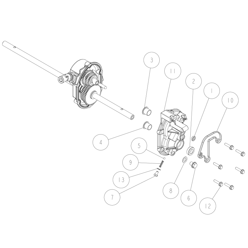 Gearbox (External) (3-Speed ??Type) O0268-00200 ORIGINAL OREC