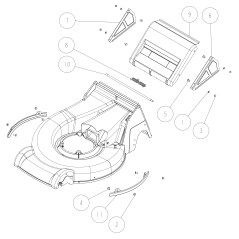 Side plate (right) O80-1020-755-20 ORIGINAL OREC | Newgardenstore.eu