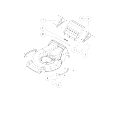 PROTECTION LATÉRALE (6 POSITIONS) (GRIS) O0268-6020H ORIGINAL OREC | Newgardenstore.eu