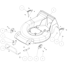 Front bumper mounting plate (R) O0278-21300 ORIGINAL OREC