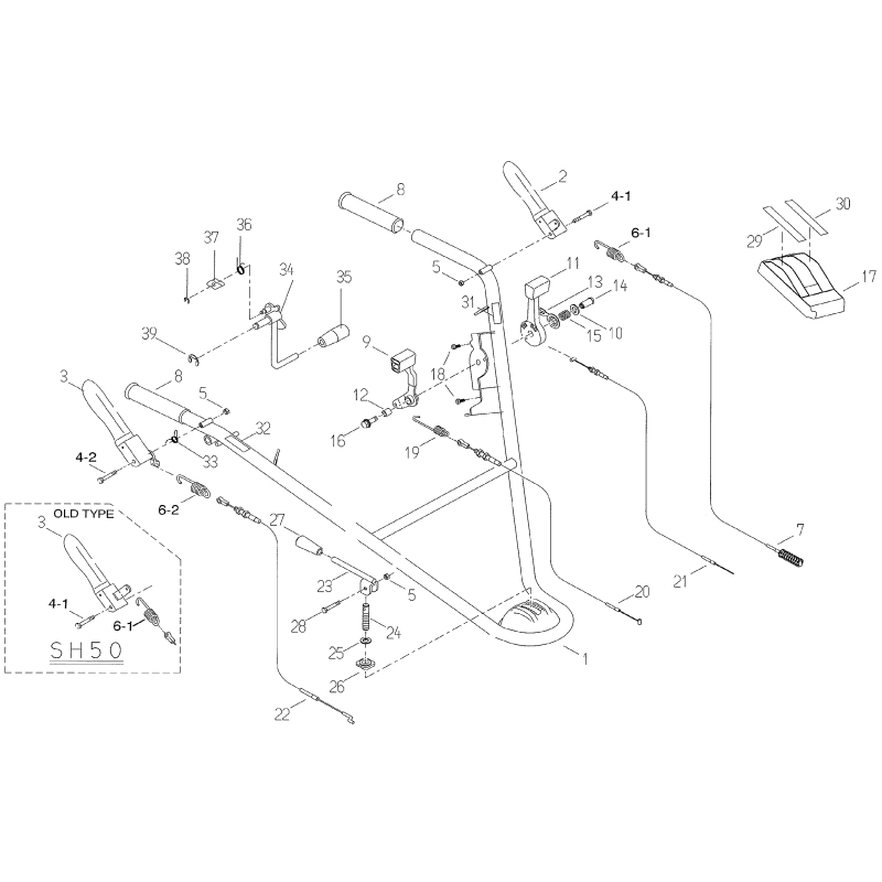 Perno de fijación de manija ORIGINAL OREC O0203-20500