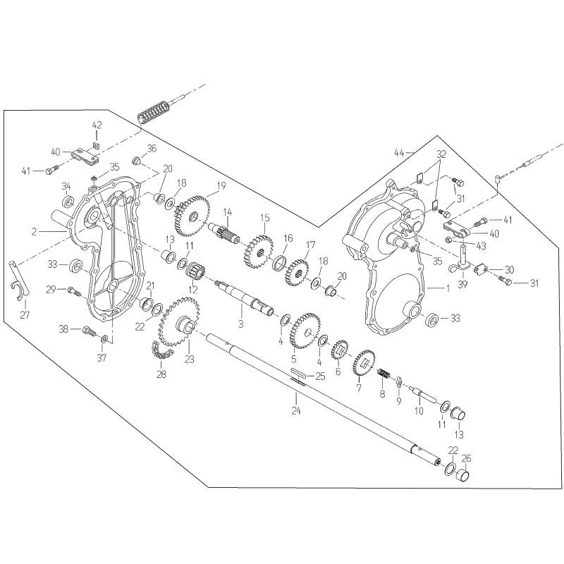 2e arbre 48T O80-1516-129-00 ORIGINAL OREC