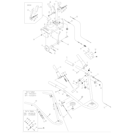 Throttle lever (K) O80-1020-261-00 ORIGINAL OREC | Newgardenstore.eu
