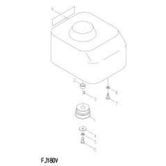 Boulon hexagonal 3/8-24*32UNF (K) O83-1020-118-00 ORIGINAL OREC