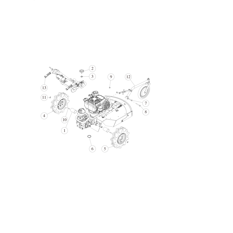 Pneu complet (droit) O0257-31000 ORIGINAL OREC