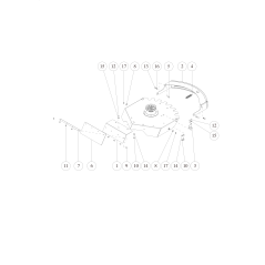 Boulon hexagonal (PW) M6*17 O89-1137-060172 ORIGINAL OREC | Newgardenstore.eu