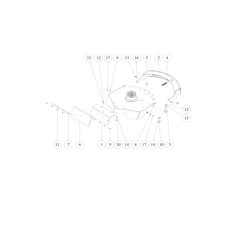 Boulon hexagonal (PW) M6*17 O89-1137-060172 ORIGINAL OREC
