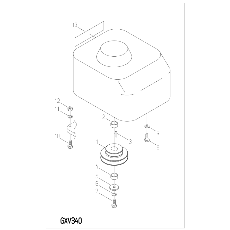 ORIGINAL OREC M8 Sechskantmutter O89-1511-080042