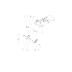 Hinterradarmaufnahme (L) (Metallicgrau) O80-1035-341-1H ORIGINAL OREC