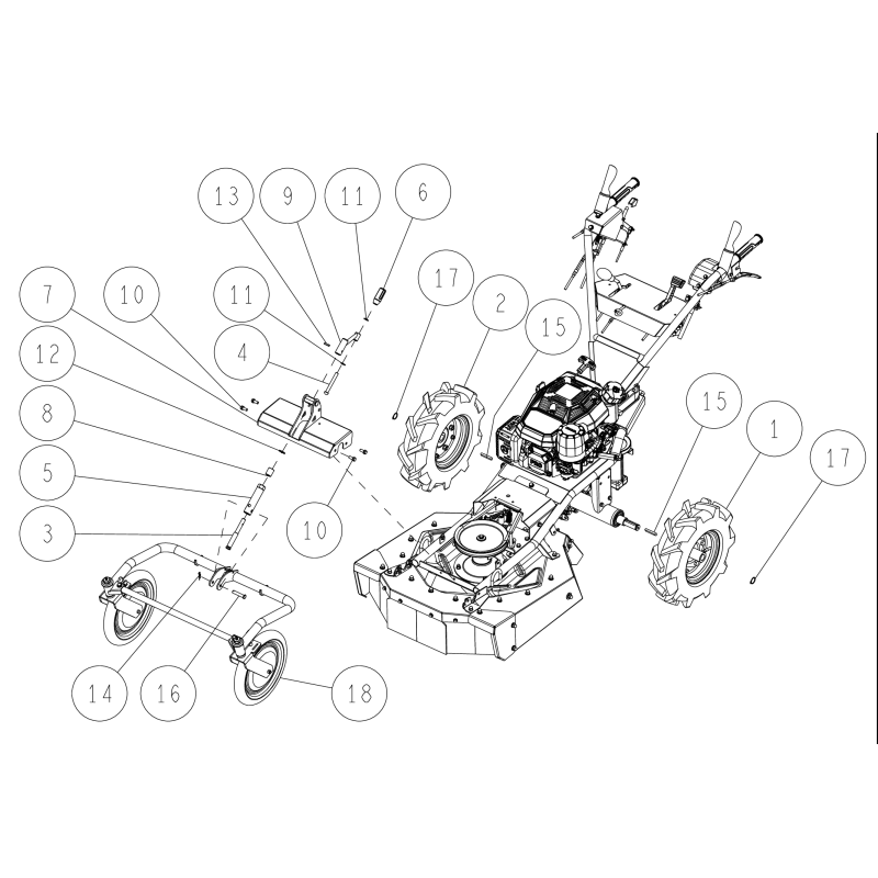 Perno de ajuste de altura ORIGINAL OREC CMP O0285-62400