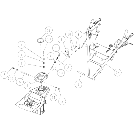 Vis de réglage ORIGINALE OREC M12X160 O83-1210-133-00 | Newgardenstore.eu
