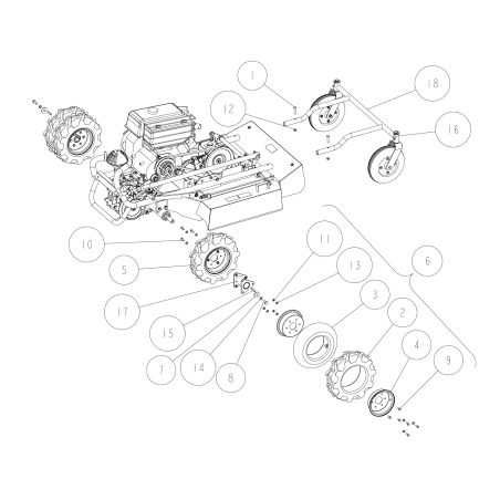 Vis de fixation de poignée M8*45 O80-1021-227-00 ORIGINAL OREC | Newgardenstore.eu