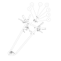 Tige d'embrayage de lame ORIGINALE OREC O0223-10600