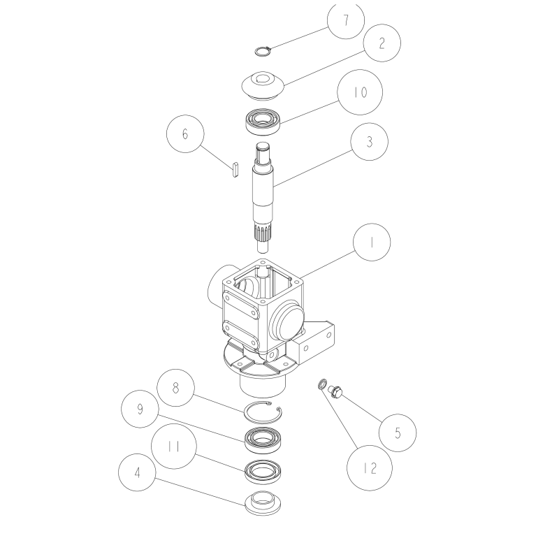 Eje ORIGINAL OREC O80-1415-641-00
