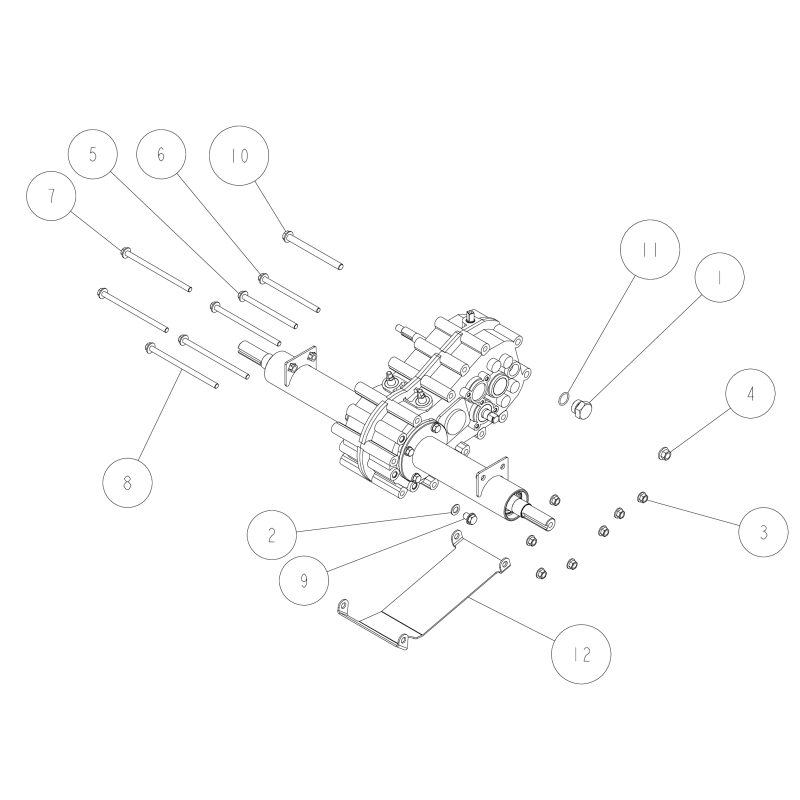 Rondelle-écrou (mince) M10 O83-1493-255-00 ORIGINAL OREC
