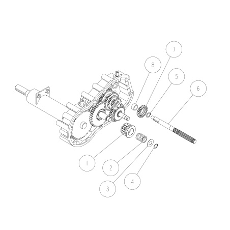 1st Shaft O0223-00500 ORIGINALE OREC | Newgardenstore.eu
