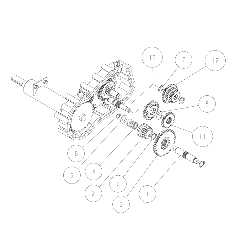 3rd Shaft Gear 20T CMP O0223-02100 ORIGINALE OREC