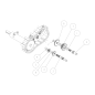 2nd Shaft Gear 21T O0223-01100 ORIGINALE OREC